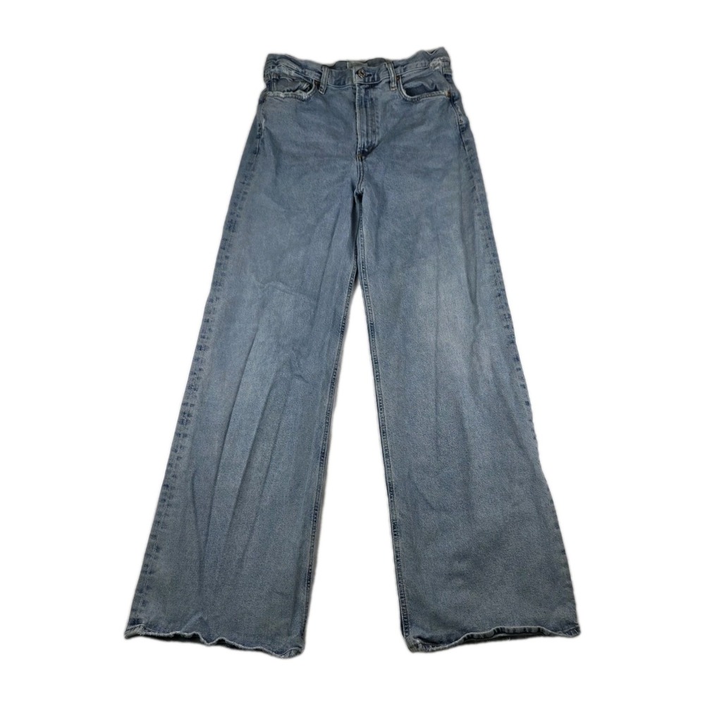 Citizens of Humanity Jeans Womens Size 29 Paloma Baggy Distressed Wide Leg Denim